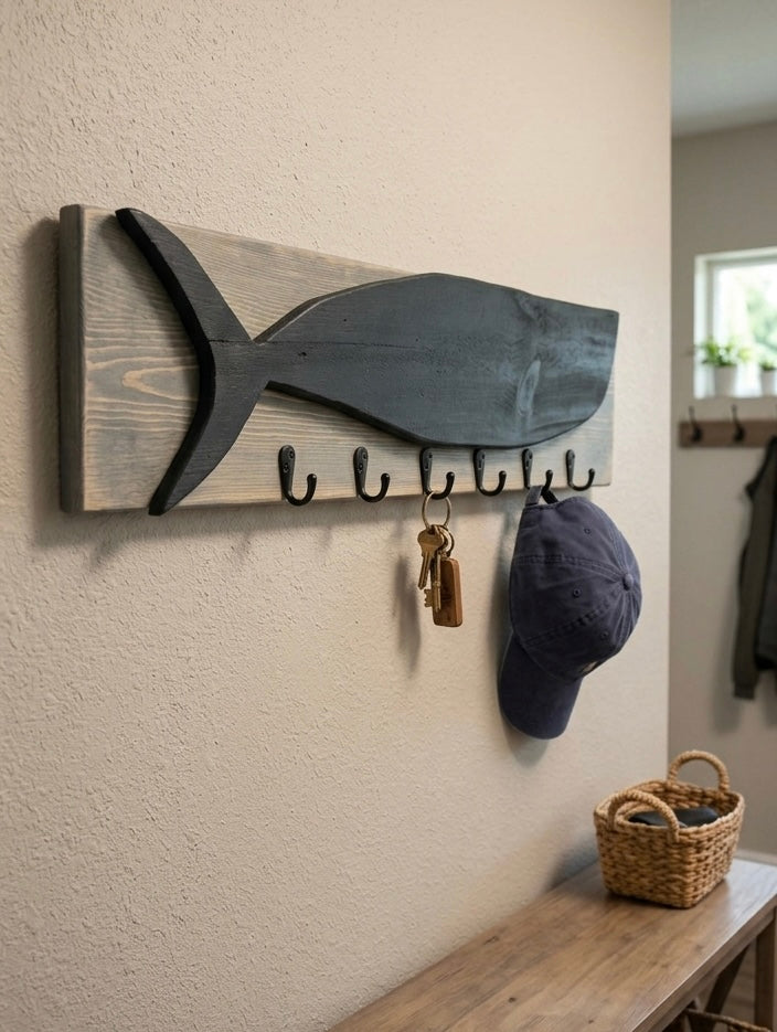 Vector Midnight Whale Shoreline Rail 🐋