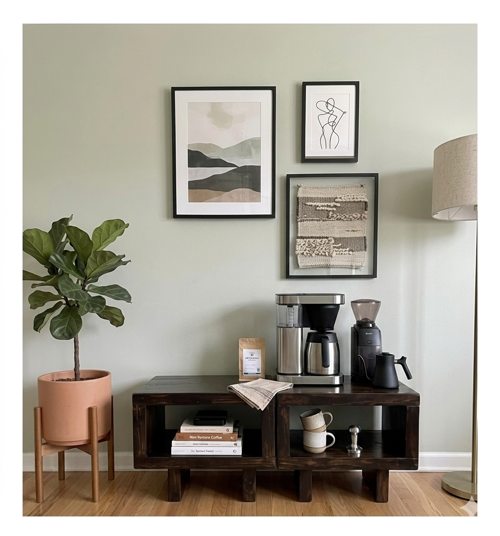 ZENITH Modern Low-Profile Solid Wood TV Stand - Modular Media Console