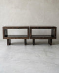 ZENITH Modern Low-Profile Solid Wood TV Stand - Modular Media Console