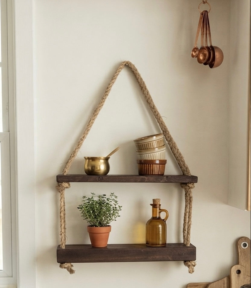 Zenith 2-Tier Hanging Shelf | Set of 2
